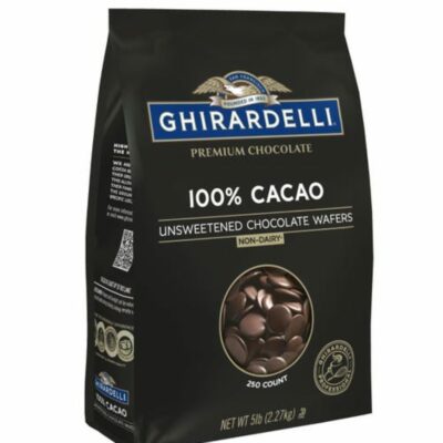 Shop Chocolate Ghirardelli Baking | 100% Unsweetened Chocolate Wafers 5Lb Bag