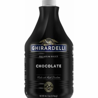 Shop Chocolate Ghirardelli Hot Cocoa | Black Label Chocolate Sauce Pump Bottle Case (6 Ct / 87.3 Oz. Ea)