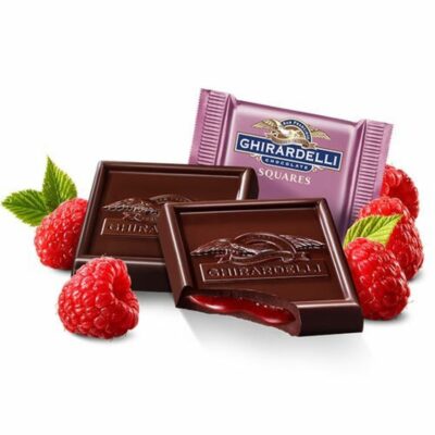 Shop Chocolate Ghirardelli Bulk Chocolate | Dark Chocolate Raspberry Squares Case Pack (430 Ct)