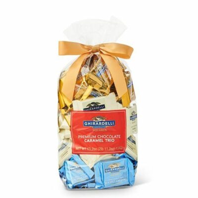 Gifts Ghirardelli Gift Bags | Chocolate Caramel Trio Squares Gift Bag (80 Pc)