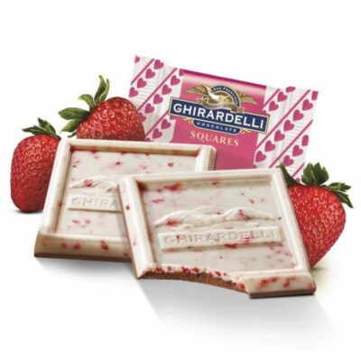 Shop Chocolate Ghirardelli Chocolate Squares | Strawberry Bark Squares Case Pack (540 Pc)