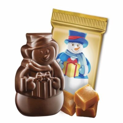 Shop Chocolate Ghirardelli Bulk Chocolate | Milk Chocolate Caramel Snowmen Bulk Case Pack (500 Pc)