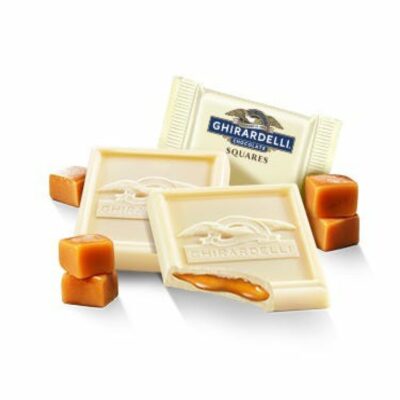 Shop Chocolate Ghirardelli Bulk Chocolate | White Chocolate Caramel Squares Case Pack (412 Ct)