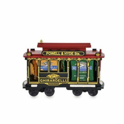 Gifts Ghirardelli Business Gifts | Wooden Ghirardelli Cable Car (14 Pc)