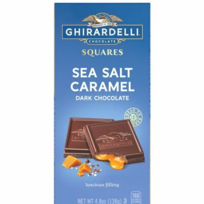 Shop Chocolate Ghirardelli Chocolate Bars | Dark Chocolate Sea Salt Caramel Bar (Case Of 10)