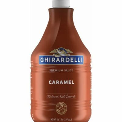 Shop Chocolate Ghirardelli Hot Cocoa | Caramel Sauce Pump Bottle Case (6 Ct / 87.3 Oz. Ea)